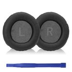 Aiivioll-Replacement earpads, Replacement Ear Cushions, Ear Pads Cushion Cover, Compatible with AKG K240 K72 K92 Headphones (Black)