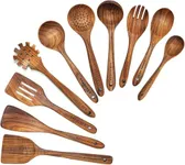 Wooden Spoons for Cooking,10 Pcs Na