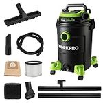 WORKPRO 6 Gallon Wet/Dry Vacuum, 5.5 Peak HP Shop Vac Cleaner with HEPA Filter, Hose and Accessories for Home/Jobsite