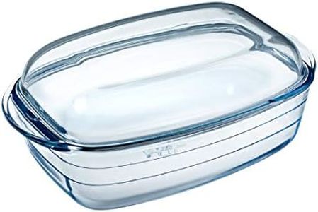 Ôcuisine Rectangular Casserole Dish Glass, Clear 37 x 14 x 22 cm 49013