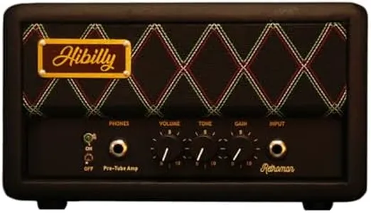 2024 Retroman Pre-Tube Guitar Amplifier Head -Compact and Powerful Amp for Professional Performances and Practice Sessions Black Color