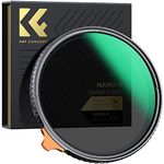 K&F Concept 52mm True Color Variable ND2-32 Filters, Neutral Density Adjustable ND Lens Filter Nano-Coating Waterproof (Nano-X Series)