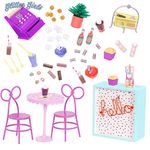 Glitter Girls by Battat – GG Sweet Shop Terrace – Patio Furniture Set for 14" Dolls - Toys, Clothes & Accessories for Girls 3-Year-Old & Up