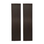 Built Right Wood Slat Acoustic Wall Panels – Soundproofing for Walls & Ceilings – Noise Reduction & Decorative Design – Home & Office – 240cm x 60cm (2 Pack - Harvest Walnut)