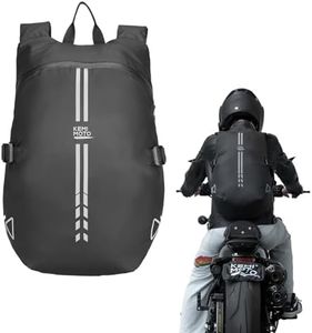 KEMIMOTO Motorcycle Backpack, 40L Motorcycle Backpacks for men, Waterproof Helmet Bag for Travel, Daily Trips, Office Trips