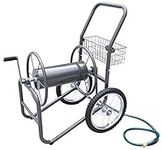 Liberty Garden Products 880-2 Industrial 2 Wheel Solid Garden Hose Reel Cart-Bronze