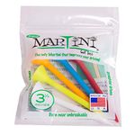 Martini Golf Martini Tee, 5-Pack, Assorted