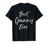 Cute Grandma Gift from Grandkids & Grandson Best Granny Ever T-Shirt