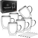 LIBWYS 6 Pack Double Walled Coffee 