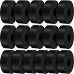 Vibration Isolation Washer Rubber Isolation Pads 1.5 in OD 0.5 in ID 0.5 in Rubber Washers Thick Anti Vibration Pads Rubber Bushings Mechanical Vibration Damping Pads Solid Rubber Isolator (16 Pcs)