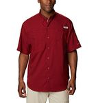 Columbia Men's Tamiami Ii Short Sleeve Shirt, Beet, 5XT