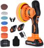 Protmex Cordless Car Buffer Polisher, 6IN Car Buffers And Polishers Kit, 6 Variable Speed Car Polishing Kit, 2*21V 2.0Ah Batteries Cordless Polisher For Car Detailing/Polishing/Waxing/Scratch Removing