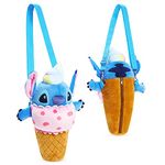 Disney Stitch Bags for Girls Teenagers Minnie Mouse Girls Handbag Shoulder Bag for Kids 3D Crossbody Bag Stitch Gifts (Ice Cream Stitch)