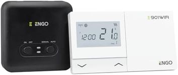 ENGO E901WIFI Wireless Smart Thermostat 7 Day Programmable Wifi Smart Heating Controller Alexa Google ENGO Smart App Boiler Control