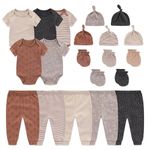 JELYLOVE Unisex Baby Boy Girl Layette Sets 20-pack Cotton Casual New born Clothes Comfort Infant Outfits Baby Essentials