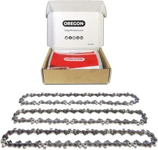 Oregon S52X3 AdvanceCut Chainsaw Chains for 14-Inch Bar – 52 Drive Links, 050 Inch Gauge, 3/8 Inch Pitch Low-Kickback Replacement Saw Chain, fits Poulan, Ryobi and More