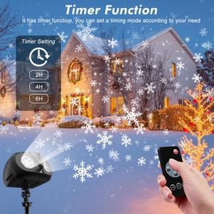 Binocular LED Snowflake Projector – Outdoor Holiday Light Display