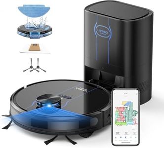 Laresar Clean Saugroboter mit Wischfunktion, Saugroboter mit Absaugstation L6 Nex, LiDAR Navigation, 3L Staubsauger bis zu 180Min, 3-in-1 Kehren, Wischen und Staubsaugen, Ideal für Tierhaare