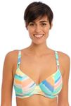 Freya Women's Summer Reef Underwire Plunge Bikini Top, Aqua, 14DD