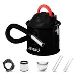 JIENUO Ash Vacuum Cleaner, with Semi Auto Filter Clean and 1000W Powerful Suction, 4 Gallon Ash Vac with Blower Function for Fireplaces, Pellet Stoves, Fire Pits and Grills, JN016-15L