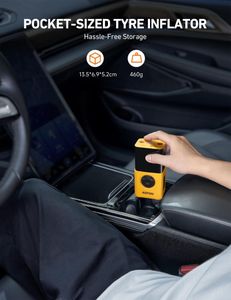 AstroAI Portable Tyre Inflator 150PSI – Yellow Air Compressor