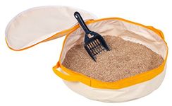 IRIS Travel Cat Litter Pan, Yellow