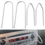 4PCS Car Radio Removal Tool U And V Shape for Ford Radio Removal Keys Replacement Pin Removal Tool Kits for Car Stereo,Radio,Head Unit and CD Player