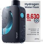 PIURIFY Flask Hydrogen Water Bottle Black