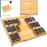 EDELHAUS Bamboo Spice Drawer Organi