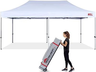 MASTERCANOPY Pop Up Canopy Tent Commercial Grade 10x20 Instant Shelter (White)