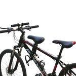 Fuairmee Bike Seat and Handlebar, Detachable Front Mounted Toddler Bike Seat Compatible with All Adult Mountain Bikes