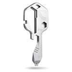 VBNZBK 24 in 1 Multi Tool,Portable Stainless Steel Key Shaped Pocket Tool,Key Fob with Bottle Opener,Spanner Key Outdoor Survival Key Universal Tool,Mini Multi Tool Key