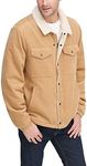 Levi's Men's Corduroy Sherpa Lined Trucker Jacket, Tan Corduroy, X-Large