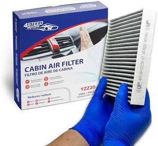 Premium Cabin Air Filter includes Activated Carbon 87139-YZZ20 + Car Air Freshener Fit for Toyota Corolla Yaris Rav4 Highlander Camry Tundra Avalon Prius & Multiple Models Replaces CF10285 CP285 C3566