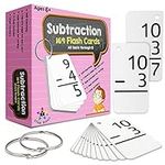 Star Education Subtraction Flash Cards, 0-12 (All Facts, 169 Cards) with 2 Rings by Star EducationTM