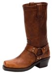 Frye Women's Harness 12R Boot, Cognac Washed Oiled Vintage, 4.5 UK