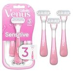 Gillette Venus Disposable Razors For Women, Venus Sensitive Womens Razors, 3 Count