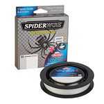 SpiderWire Ultracast Braid Vanish Fluorocarbon Dual Spool, 30lb Translucent Braid with 50lb Clear Fluoro Leader