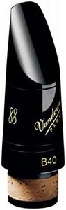 Vandoren B40 Profile 88 BB Flat Clarinet Mouthpiece, Black