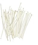 Angel Malone ® 100 x Head Pins Eye Pins Jewellery Making Findings UK SELLER (Nice Bright Silver) (30mm x 0.8mm)