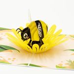 Bumble Bee 3D Pop up Card, Pop up cards Australia, Birthday Cards, Handmade Cards for Mother's Day, Get Well, Thank You