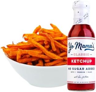 Yo Mama's Foods Keto Classic Ketchup – Pack of (1) - No Sugar Added, Low Carb, Vegan, Gluten Free, Paleo Friendly, and Made with Whole Non-GMO Tomatoes!
