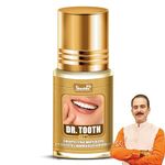 Shuddhi Dr. Tooth Oil | Ayurvedic Oral Care | Essential Oil 100% Natural & Pure for Teeth,Skin and Hair Perfora Oil Pulling For Healthier Teeth&Gums|Ayurvedic Dental Mouthwash For Oral Health, Detoxification&Bad Breath|Teeth Whitener&Freshens Breath, 3ml