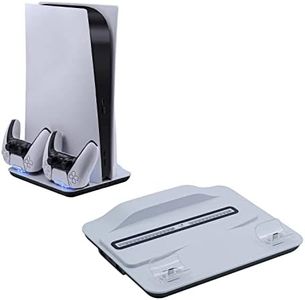 ELASO Charging Charger Dock Station Stand + Cooling Fan Compatible with PlayStation 5 PS5 Console & Controllers
