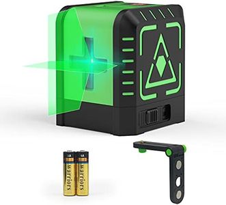 YOKADOMO® self Leveling Mode Cross line Level Laser, Green Beam, 360° Magnetic Base with 2AA Batteries