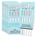 Easy@Home 5 Panel Instant Drug Test Kits (5 Pack) - Testing Marijuana (THC), COC, OPI 2000, AMP, BZO - Urine Dip Drug Testing - #EDOAP-754