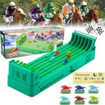 Electric Horse Racing Game with 6 Horses, Tabletop Horse Racing Game, Horse Racing Board Game, Horse Racing Table Game, Party Items, for Family Game, Adults and Children