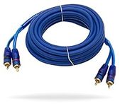 InstallGear 20ft Shielded RCA Cable