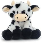 Generic Injoy Group 9”Milk Cow Soft Stuffed Plushie Toys,Cute Cattle Toys Lifelike Stuffed Animal for Children Kids, White and Black