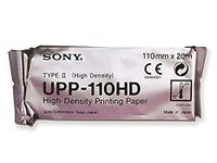 Sony UPP-110HD Ultrasound Paper, High Density S&W Monochrome Print Support (Type II), for Ultrasound and Dental and Microscopy Applications, A6 Size, Size 110mm x 20m, 10 Rolls